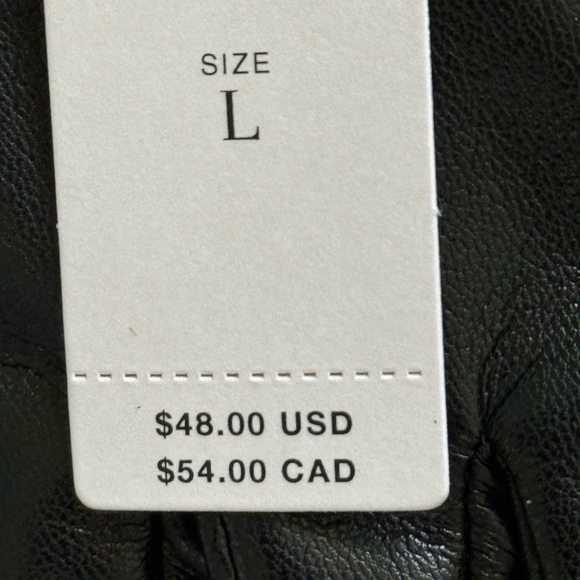 Anthropologie Maeve short faux- leather texting gloves - Picture 13 of 14